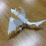 切り絵でモンハン!リオレウスを作ってみた!