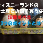 ディズニーランドでお土産にお菓子を購入する時、注意すべき3つのポイントとは?