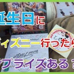 あなたの知らないディズニーリゾート!誕生日には、こんなサプライズが!