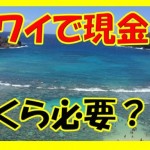 ハワイ行くけど、現金はいくら必要?6泊8日で旅行したけど、使ったのは?