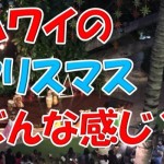 ハワイのクリスマスはどんな感じ?お店がほとんど休みってマジ?実際に体験してみた!