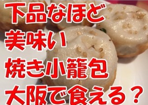 大阪で唯一下品なほど美味い焼き小籠包が食べられるお店はどこ?