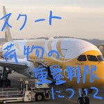 LCCスクートの受託手荷物って何キロまで？追加したらスーツケースは増やしていいの？
