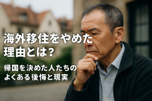 海外移住をやめた理由とは？帰国を決めた人たちのよくある後悔と現実