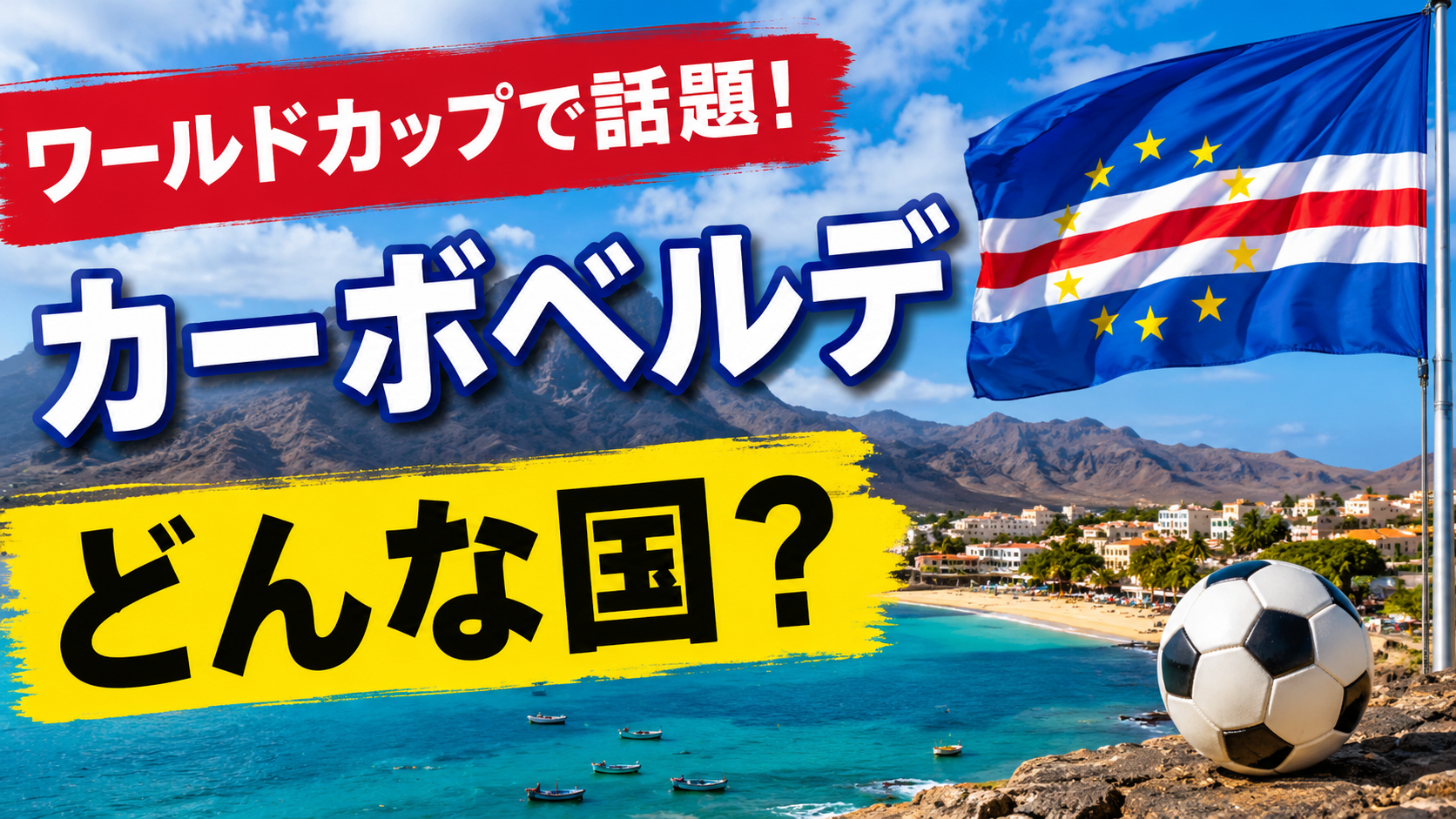 カーボベルデってどこにある国？ワールドカップで神セーブ連発！GKヴォジーニャの国を調べてみた
